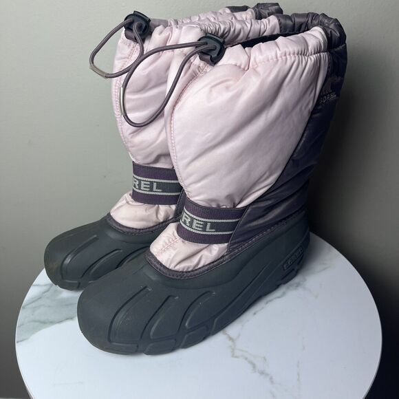 Sorel Womens Purple/Pink Insulated Pull On Boot Winter Snow Nylon EU 40 US 7 K13 - Picture 1 of 8
